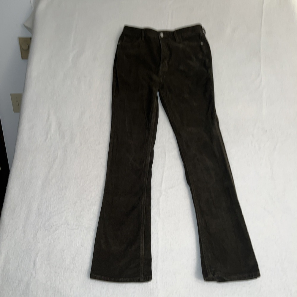Old Navy Corduroy Women's Size 4 Brown Extra High-Rise Kicker Boot Cut